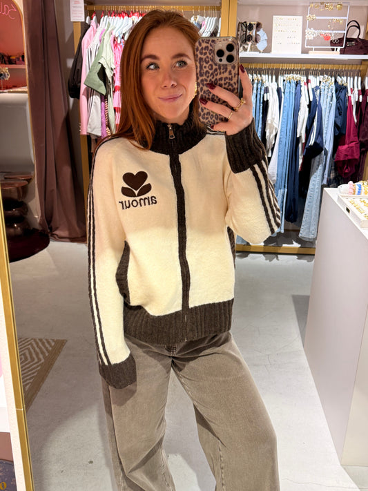 Amour vest ecru
