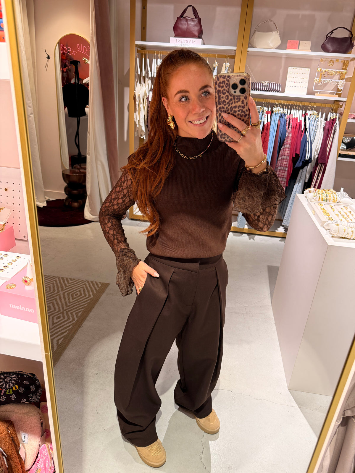 Spencer top brown