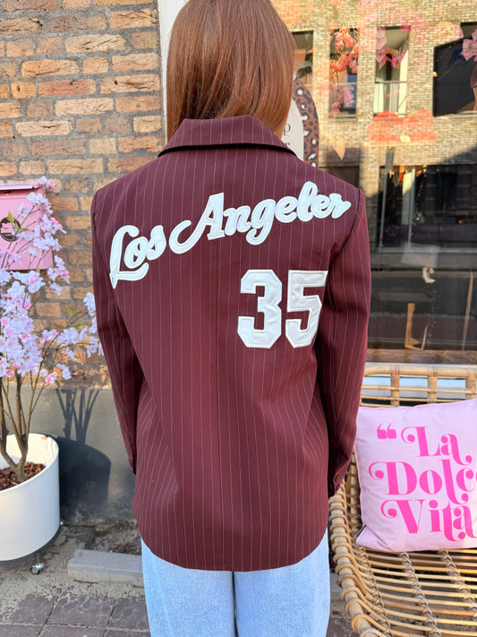 Los Angeles blazer bordeaux