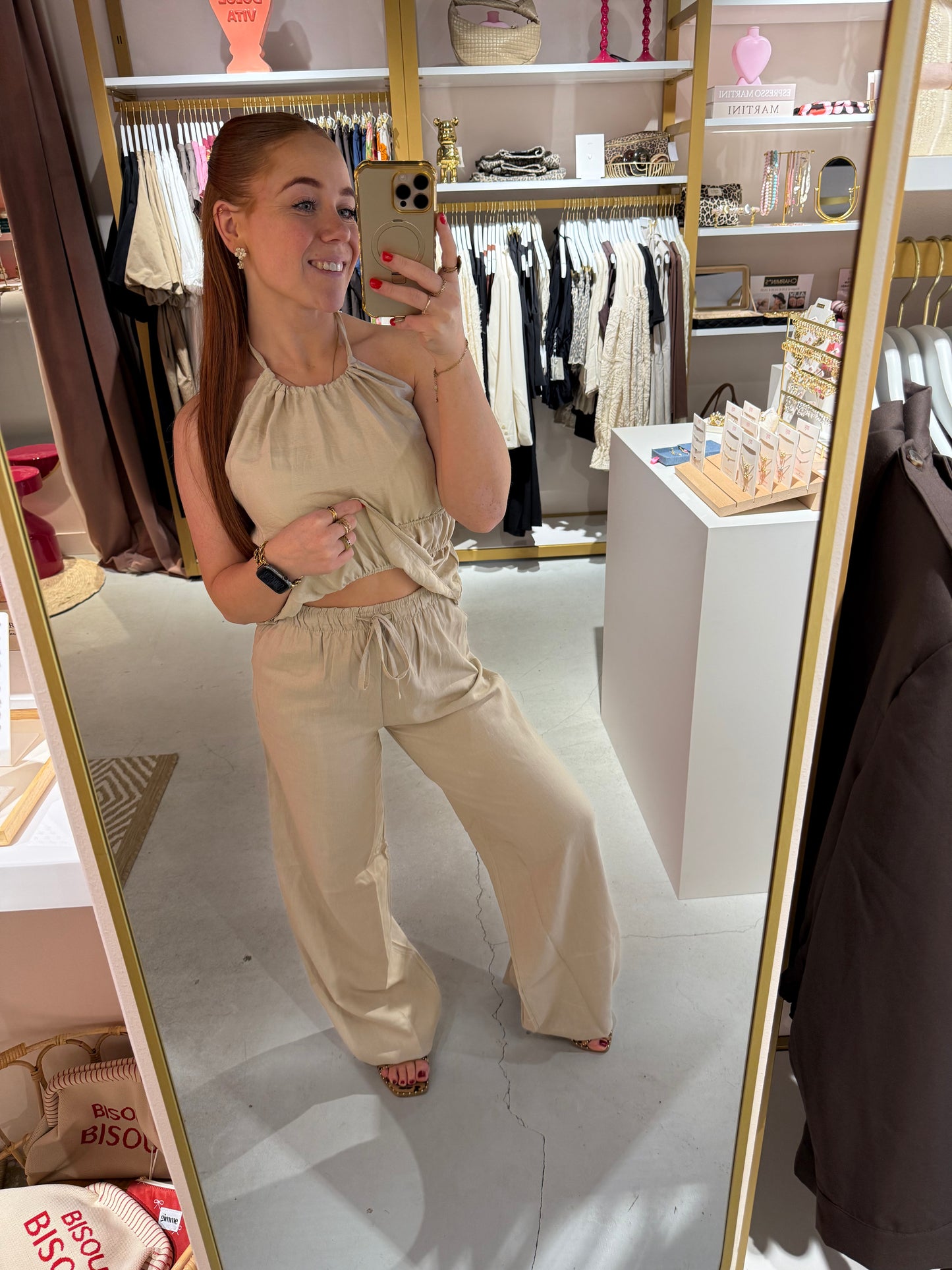 Linnen pantalon