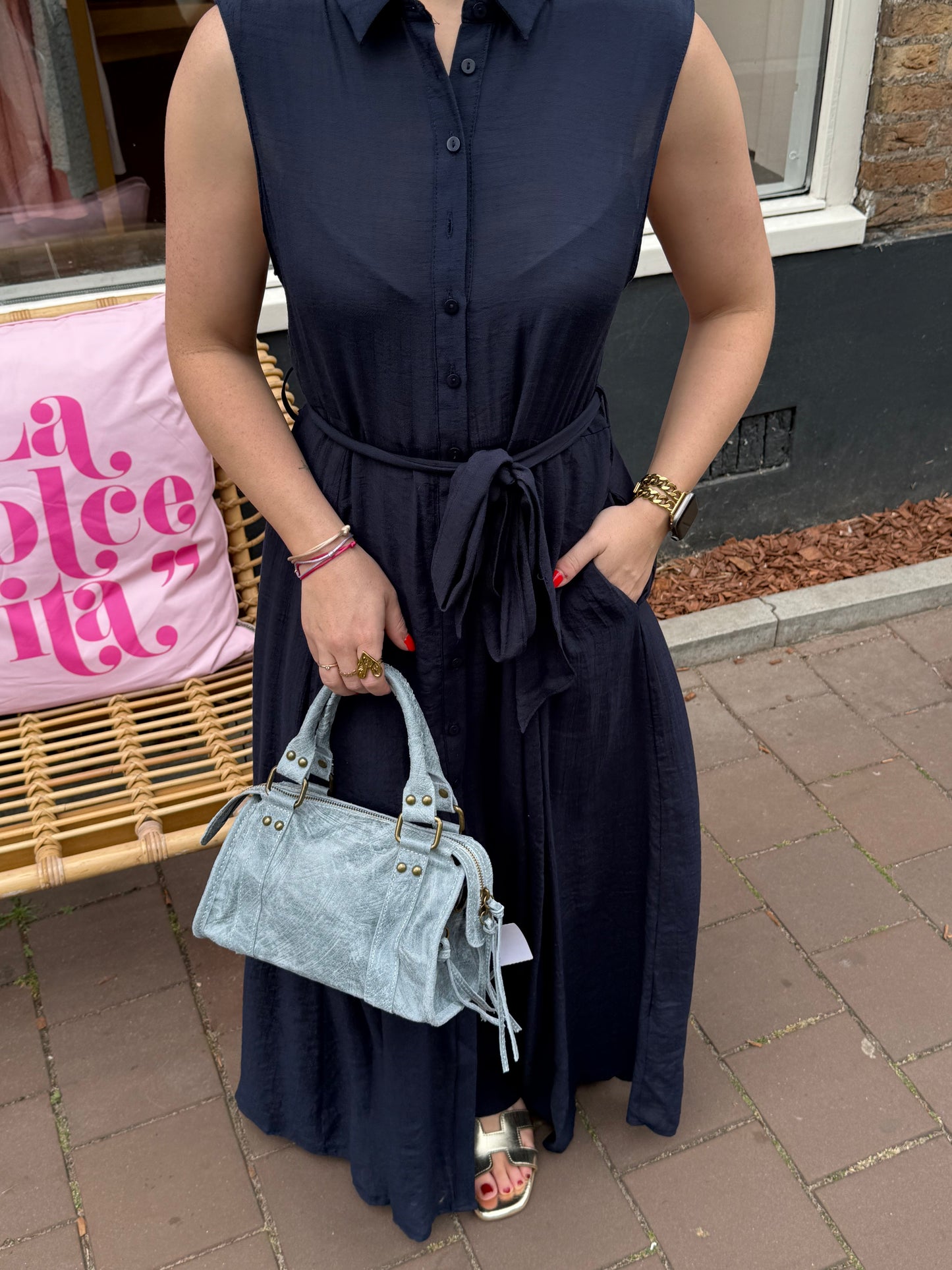 Jurk Emily blauw