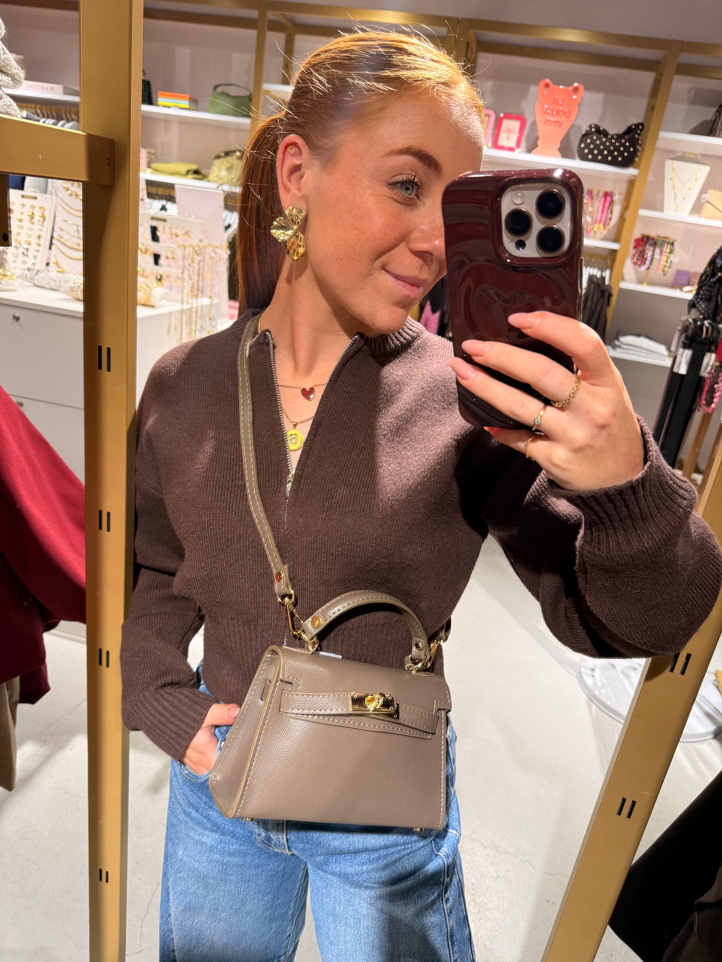 Grace bag taupe