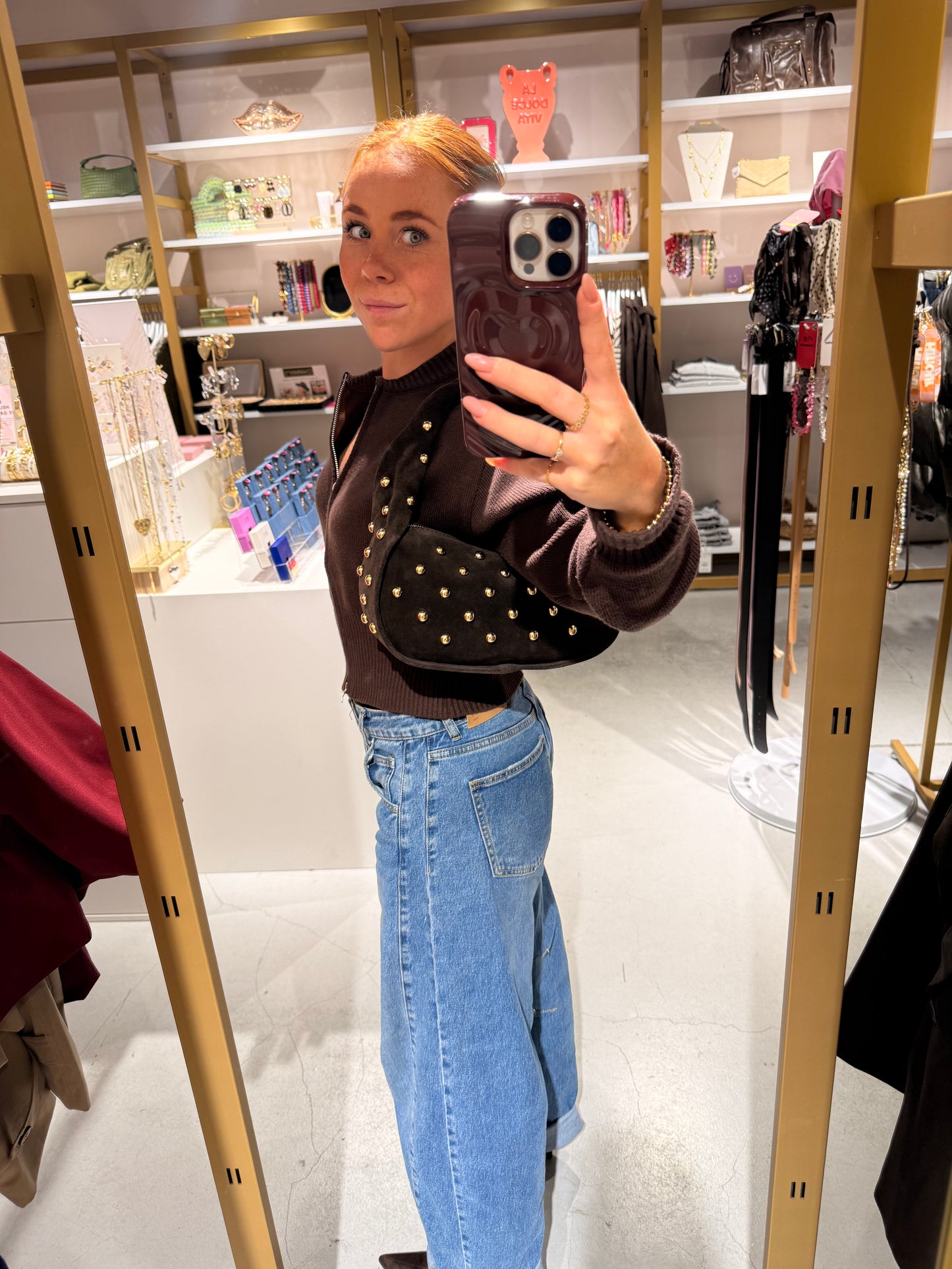 Lottie bag Suede brown