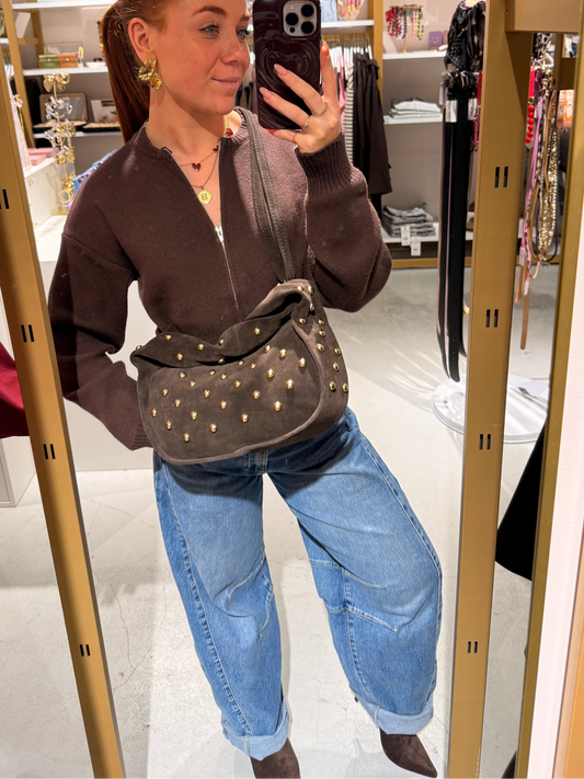 Lottie bag Suede brown