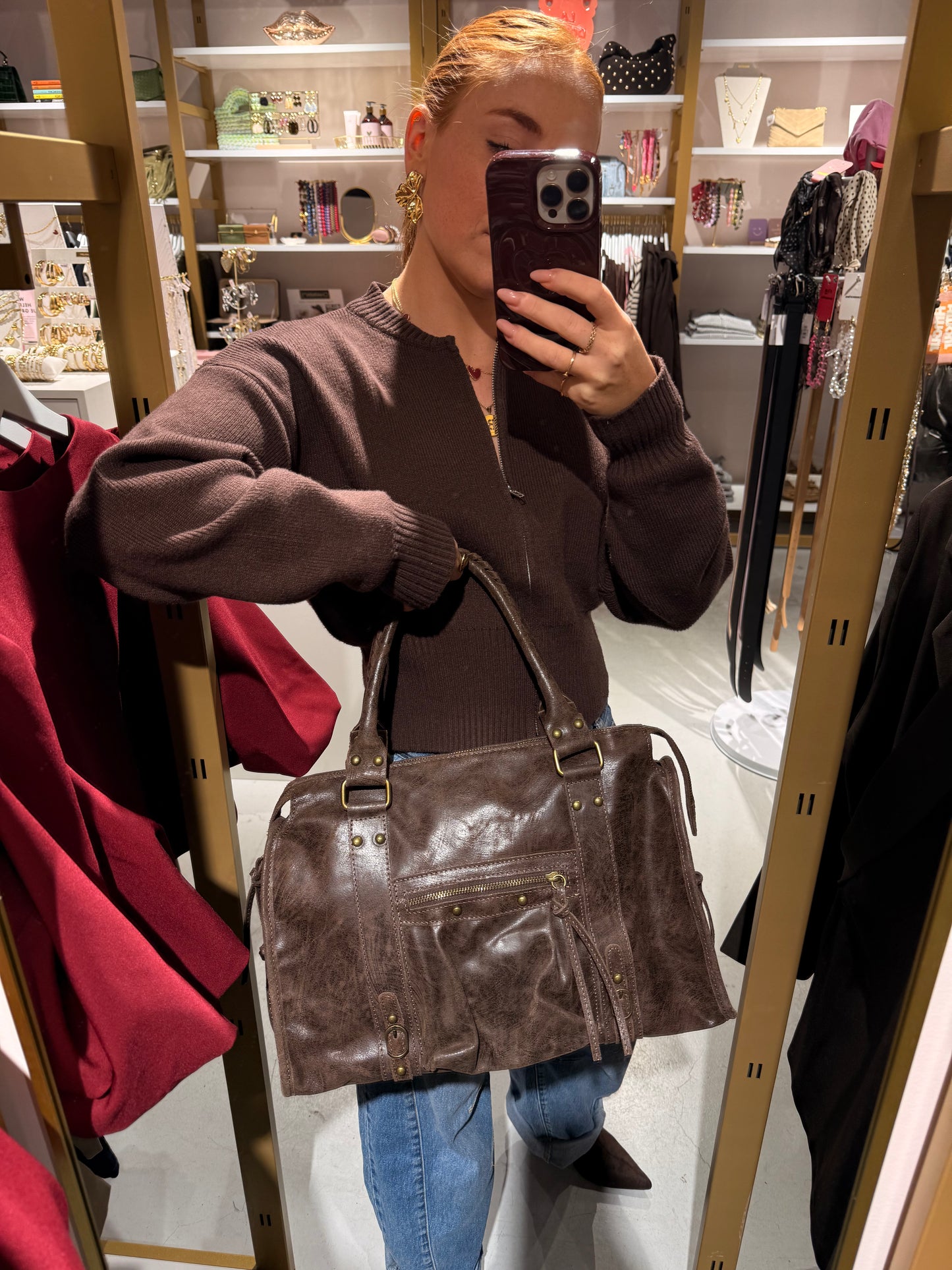 Rina bag large brown