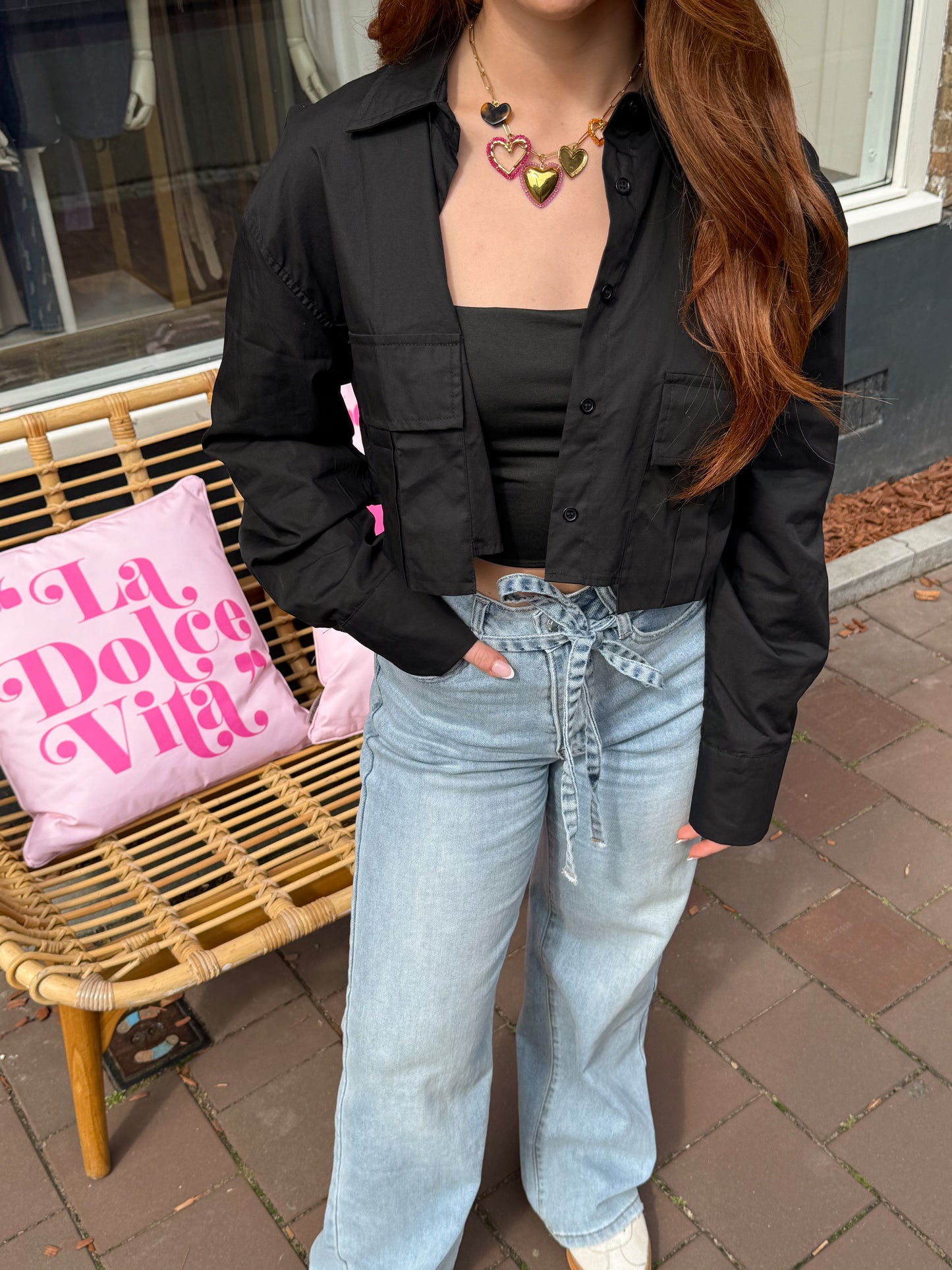 Blouse Julia Zwart