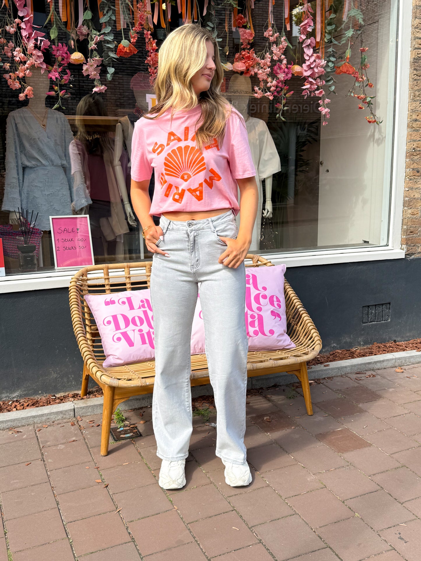 T-shirt Saint Marie Roze