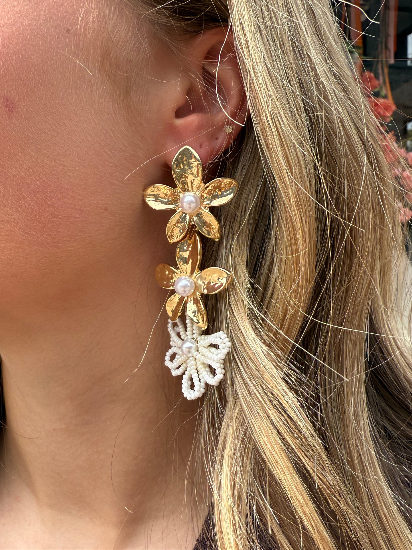 Oorbellen bloemen