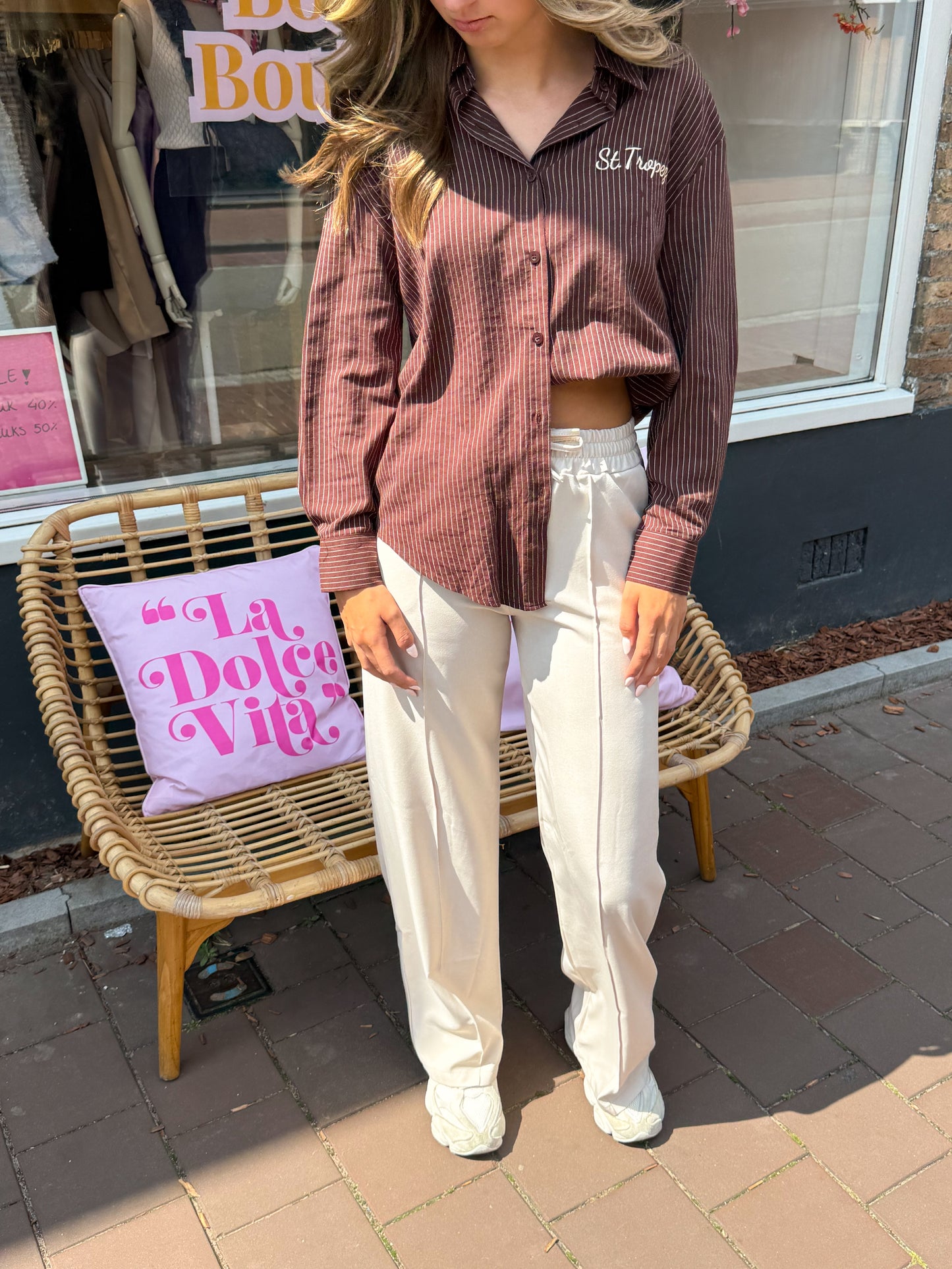 Blouse St. Tropez choco