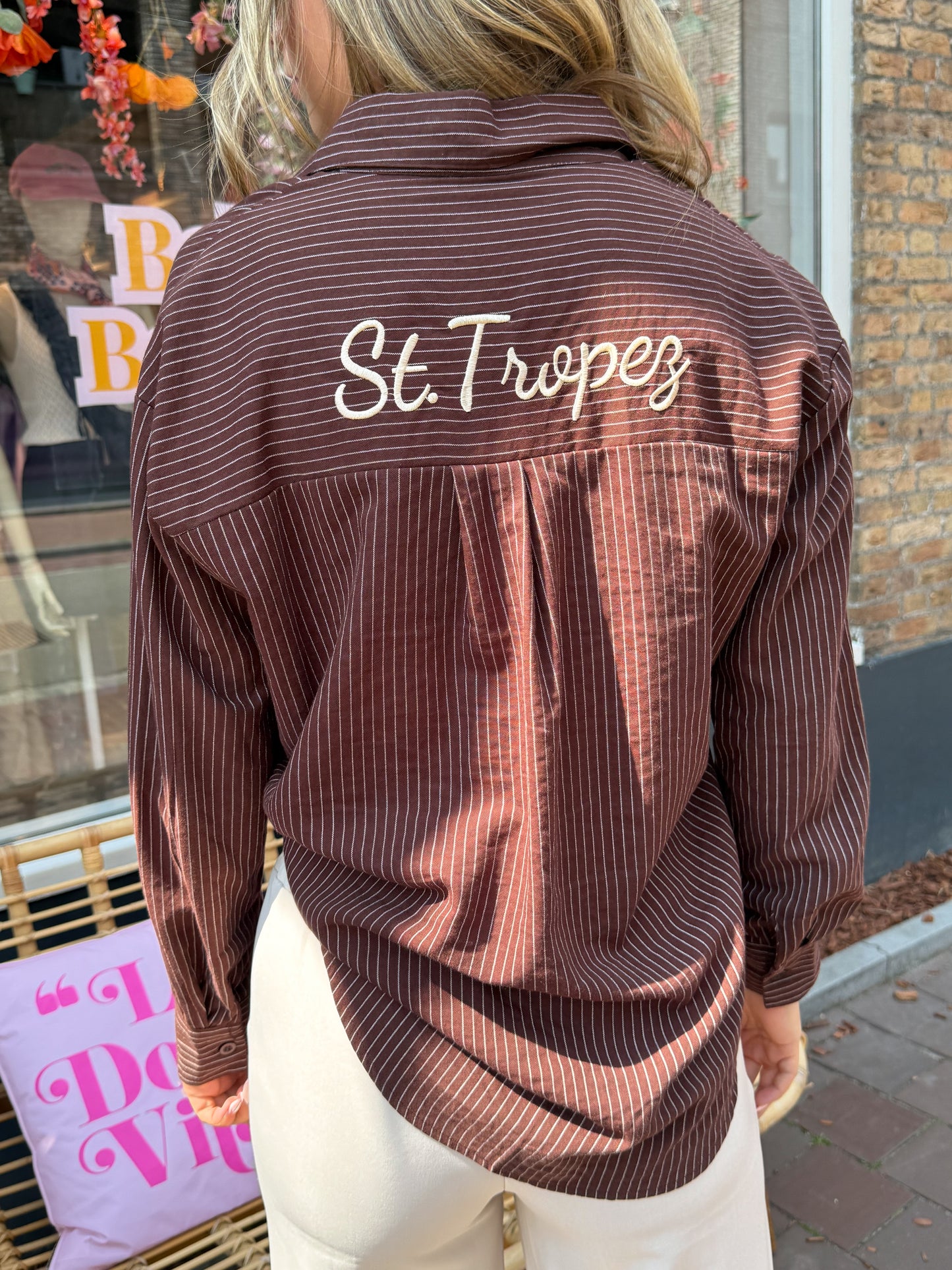 Blouse St. Tropez choco