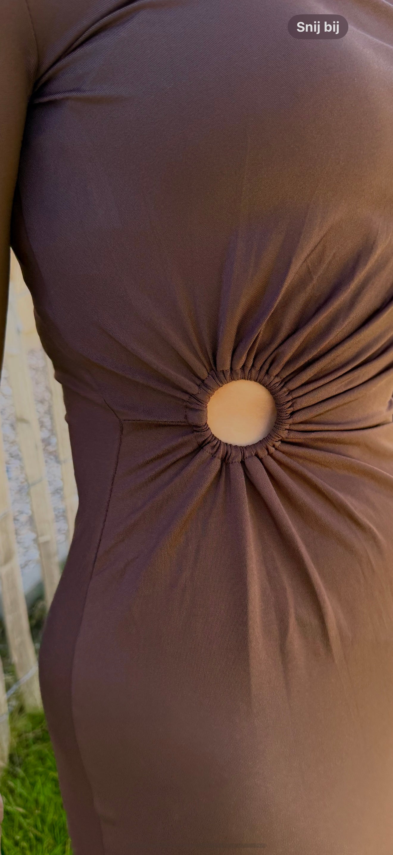 Bodycon dress brown