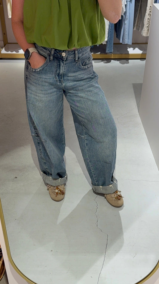 Ballon jeans destroyed