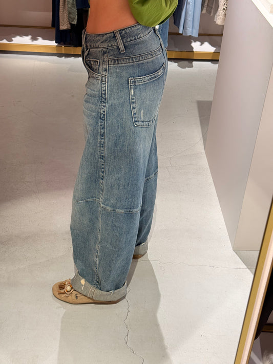 Ballon jeans destroyed
