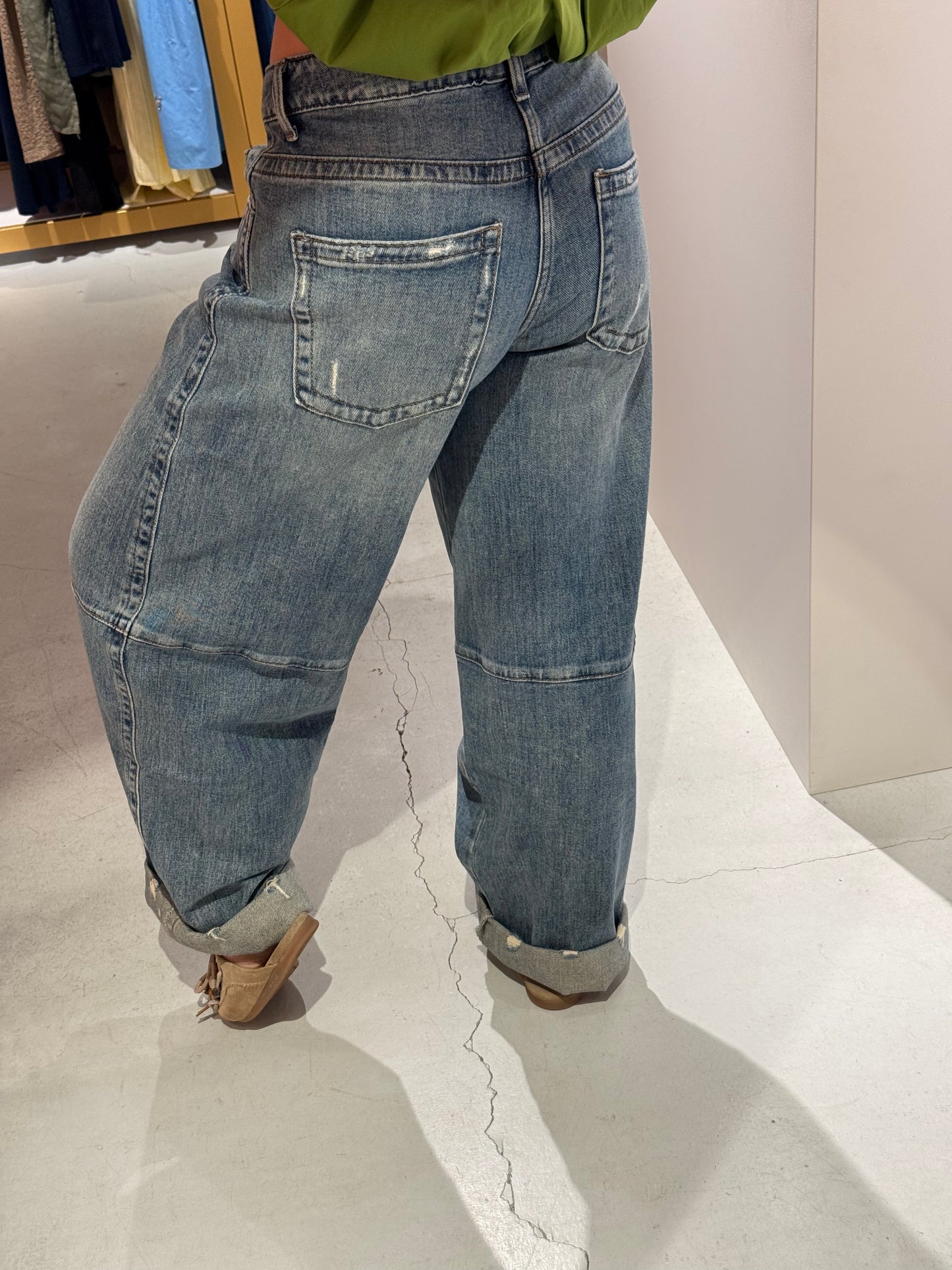 Ballon jeans destroyed