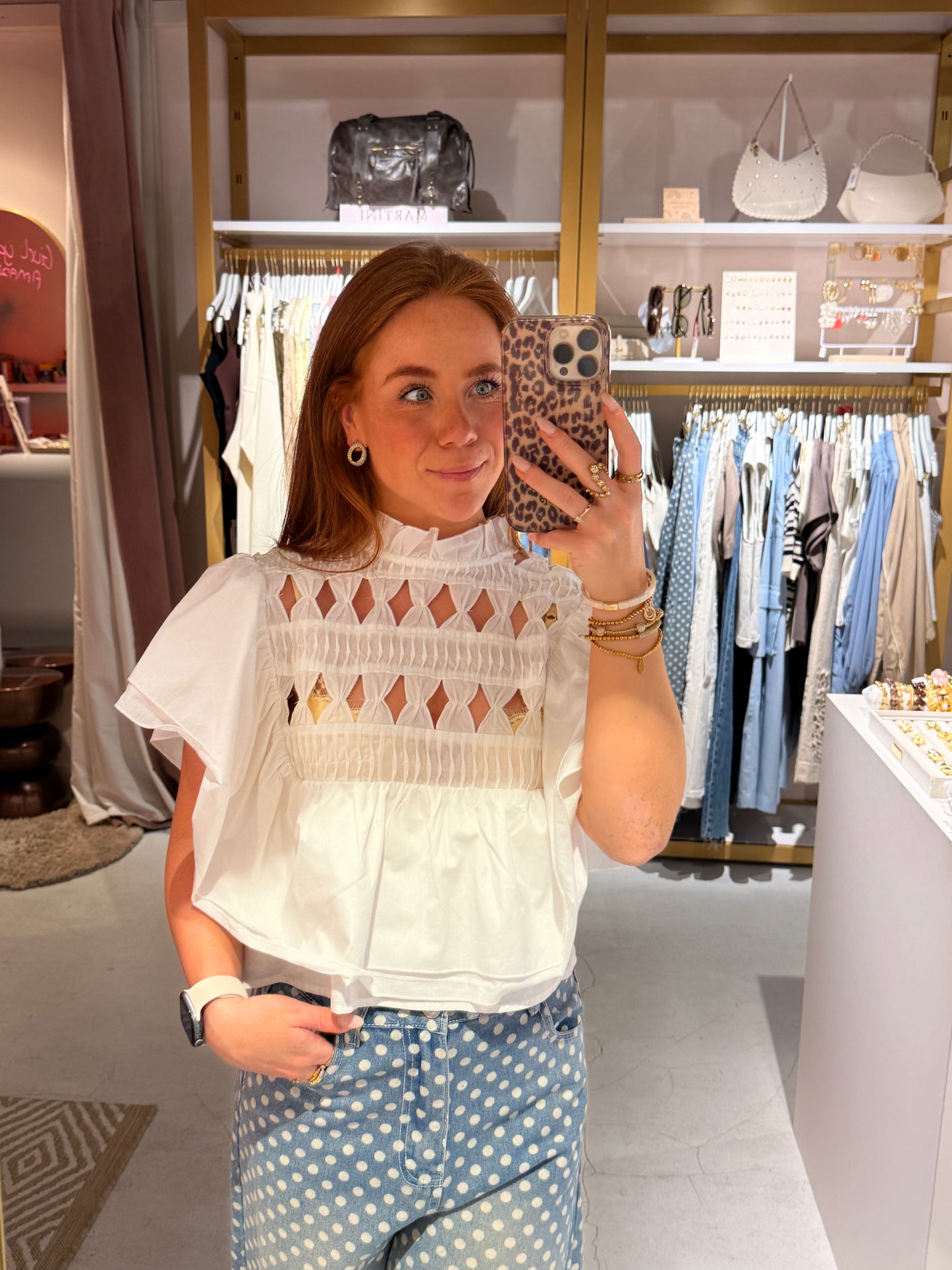 Muse blouse wit