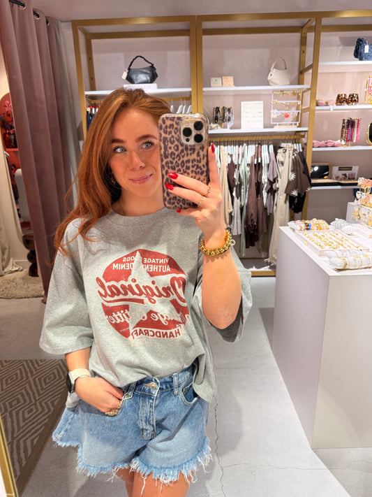 T-shirt vintage grey