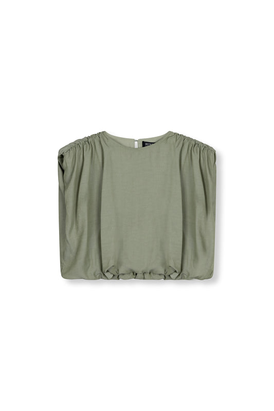 Flowy cropped blouse Liv