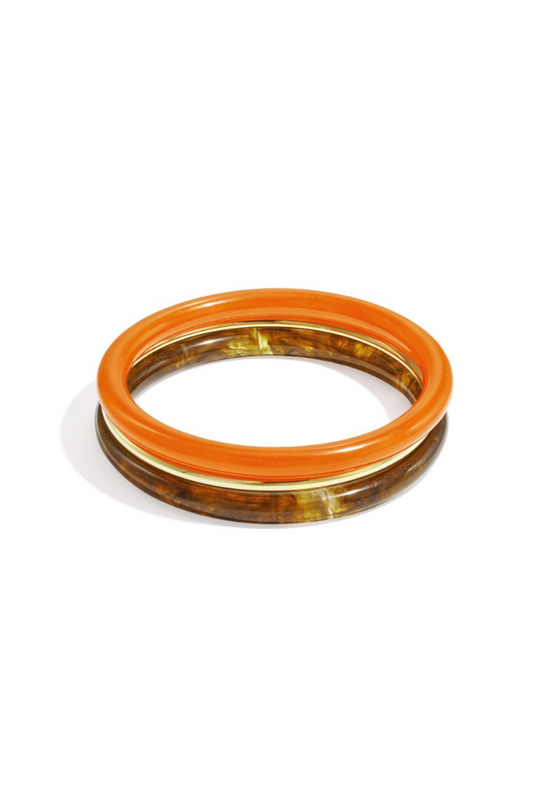 Set 3 bangles oranje