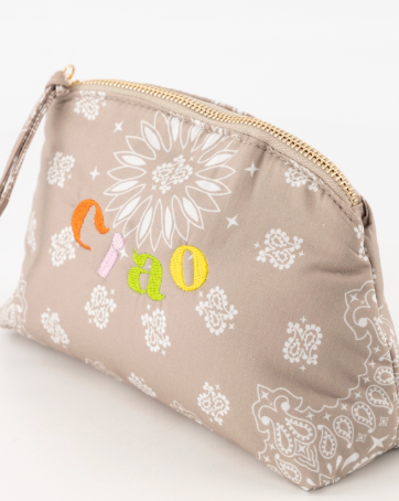 Toilettas Sierra bandana taupe