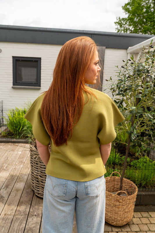 Top Julie olive
