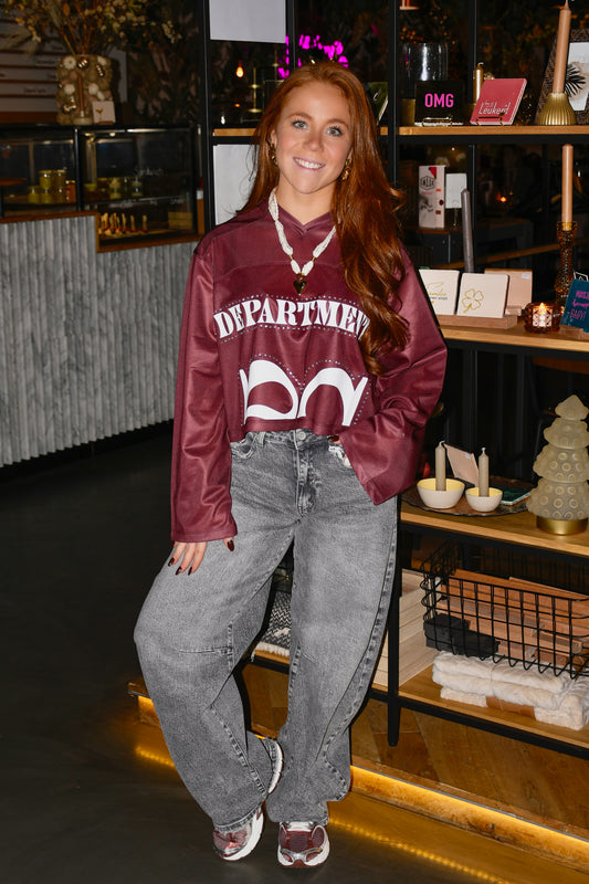 Cropped hockey shirt FANNY - Refined Department