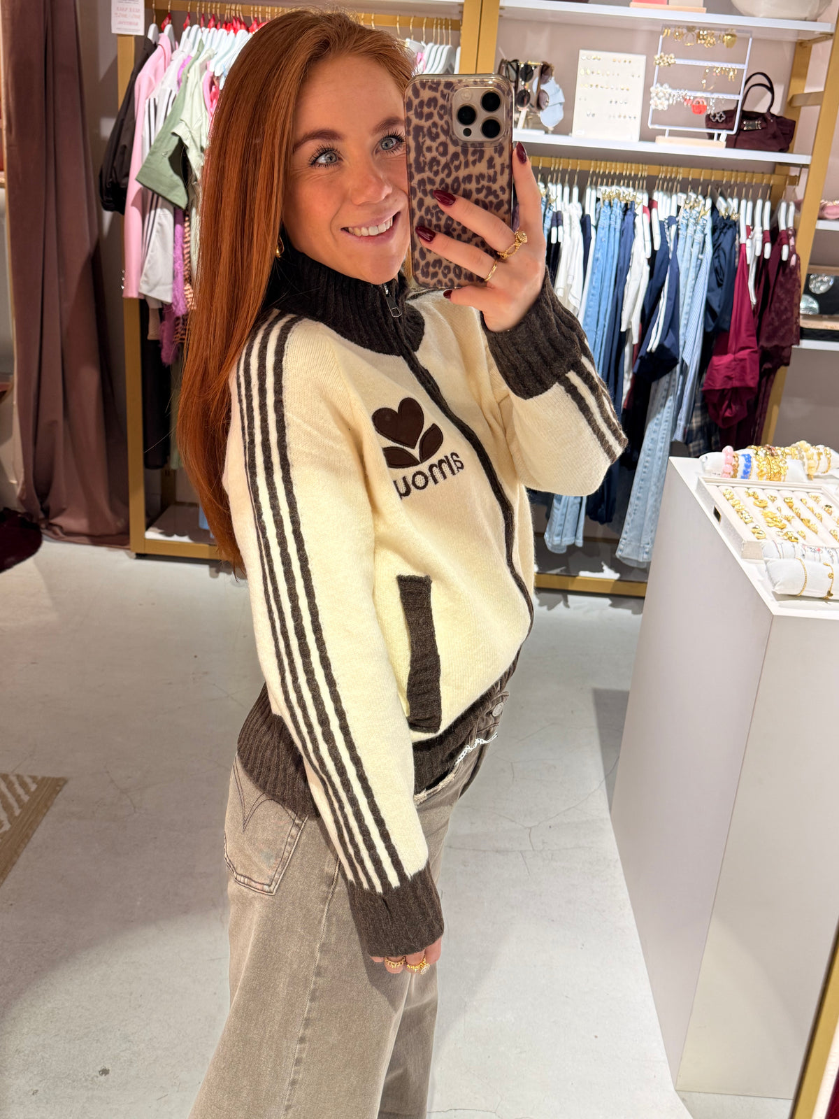 Amour vest ecru