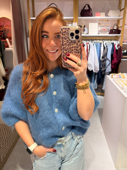 Vest strass blue
