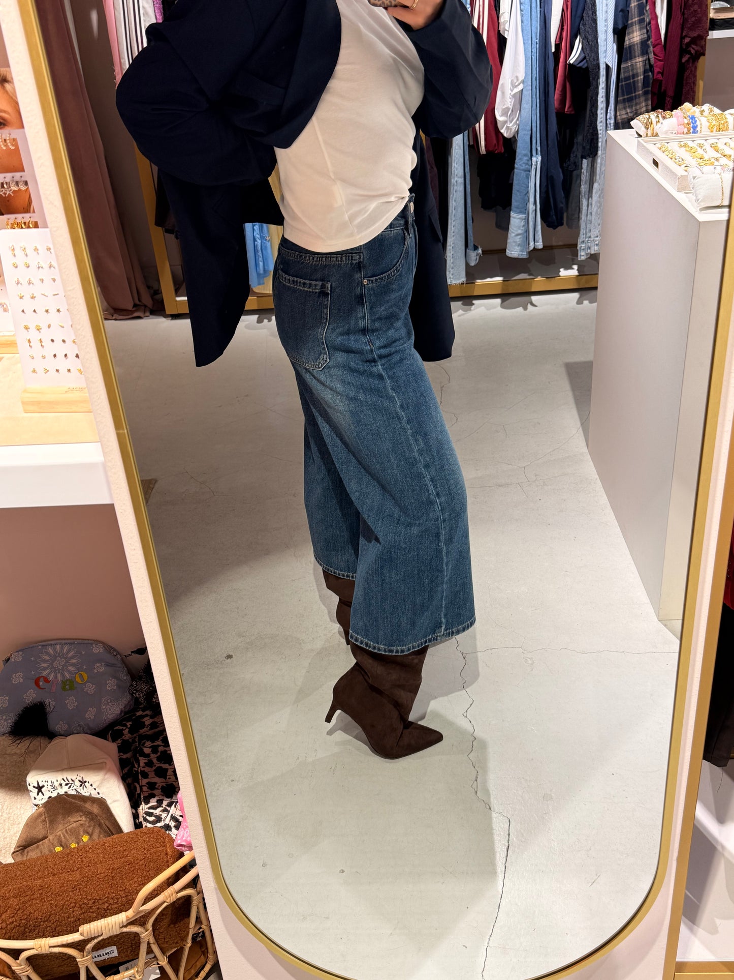 Culotte dark jeans