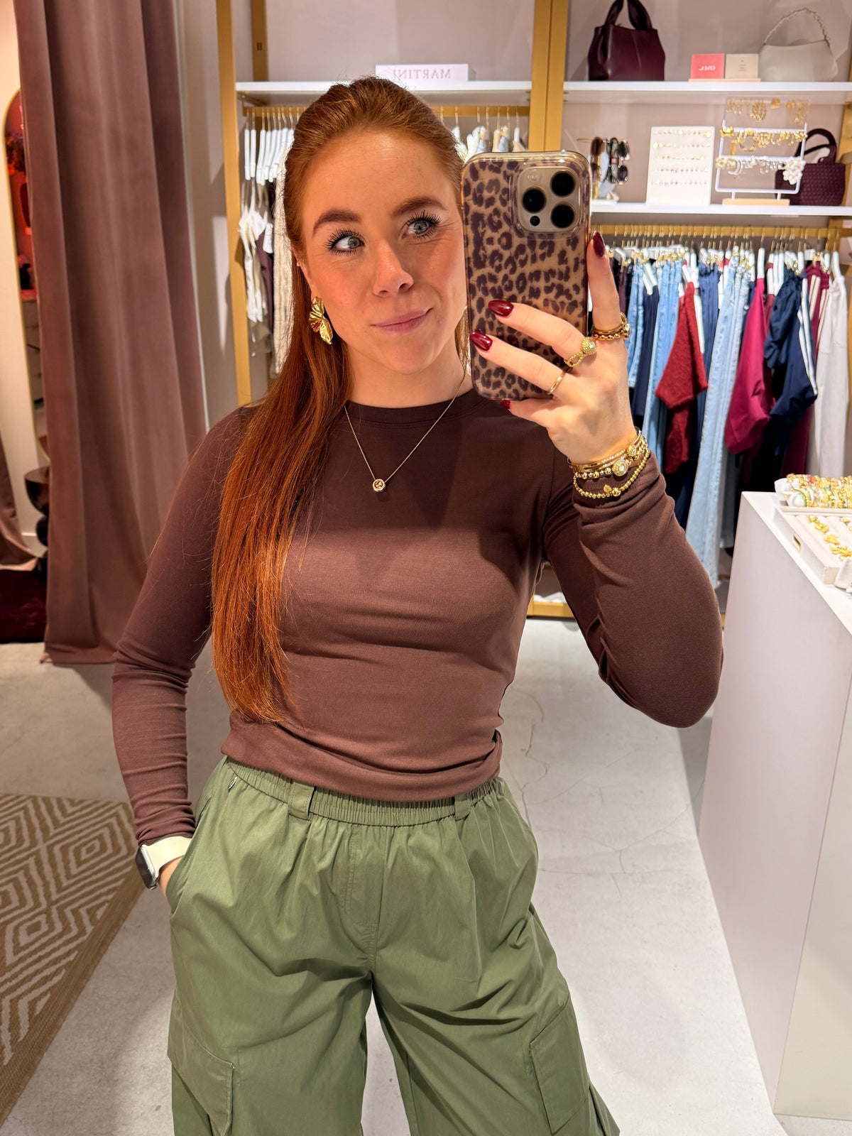 Soft longsleeve brown