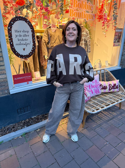 Sweater Paris brown