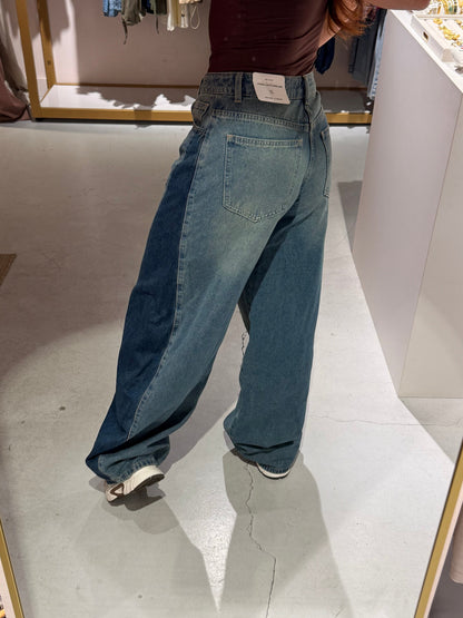 Ballon jeans dark patch