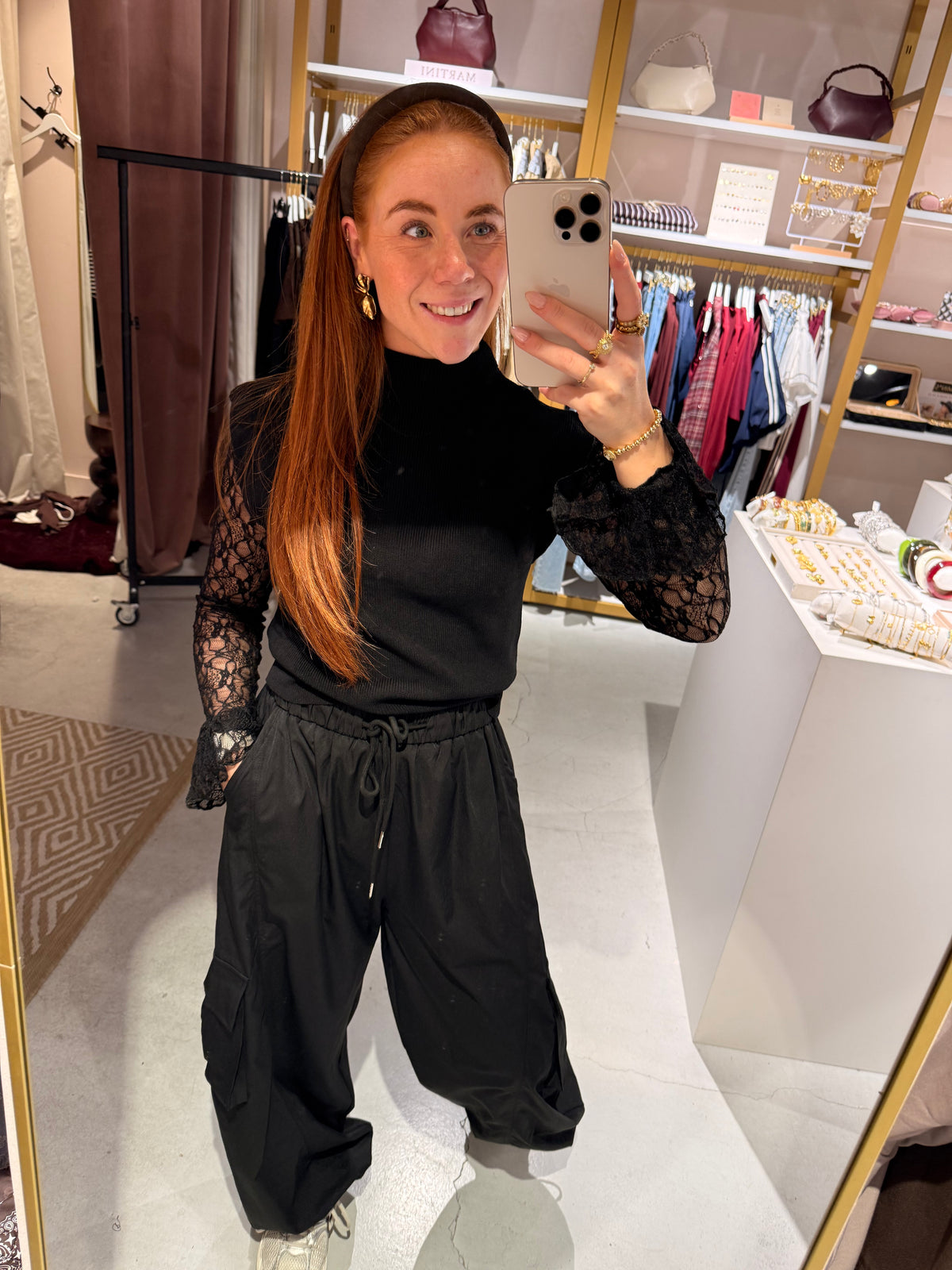 Cargo pants zwart