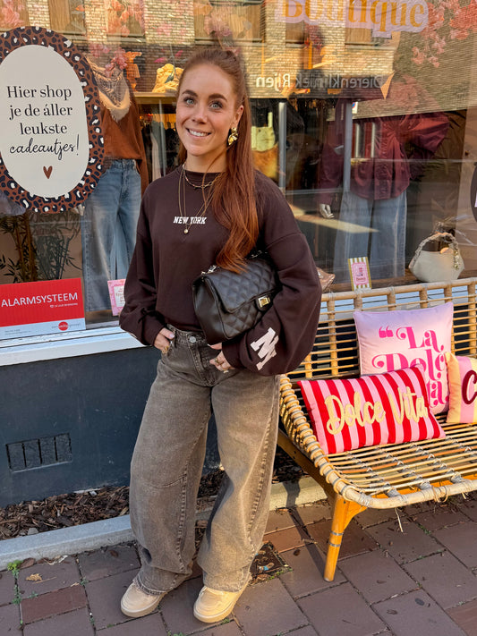 Ballon jeans brown