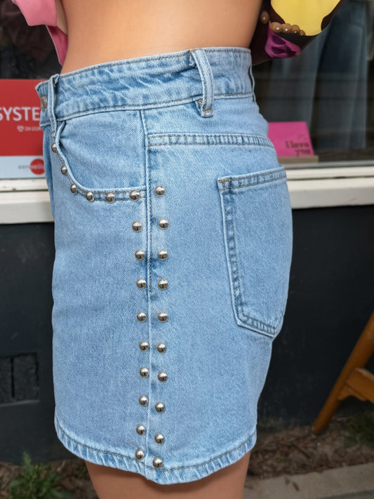 Jeans short studs
