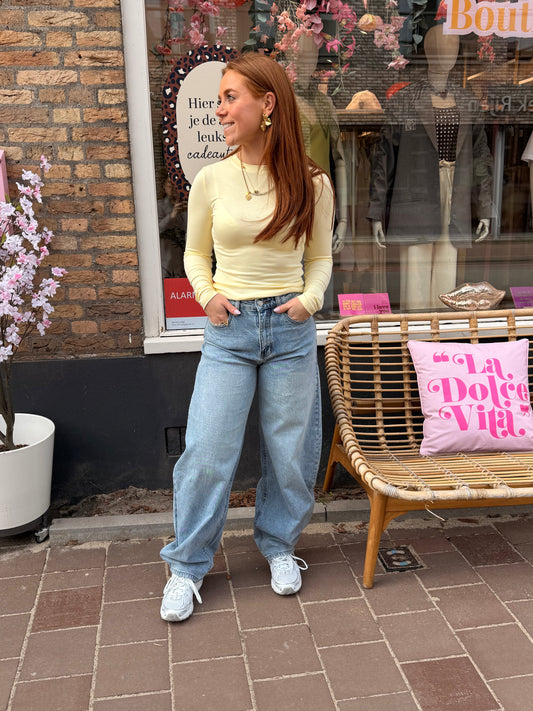 Balloon jeans light denim