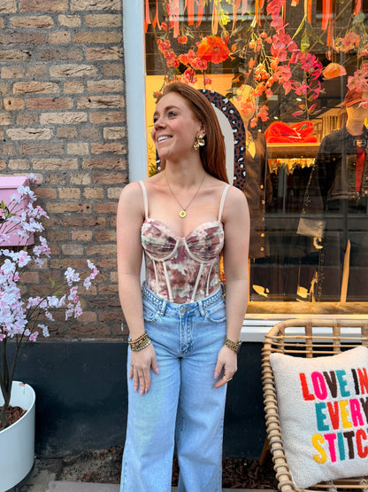 Blossom muse corset top