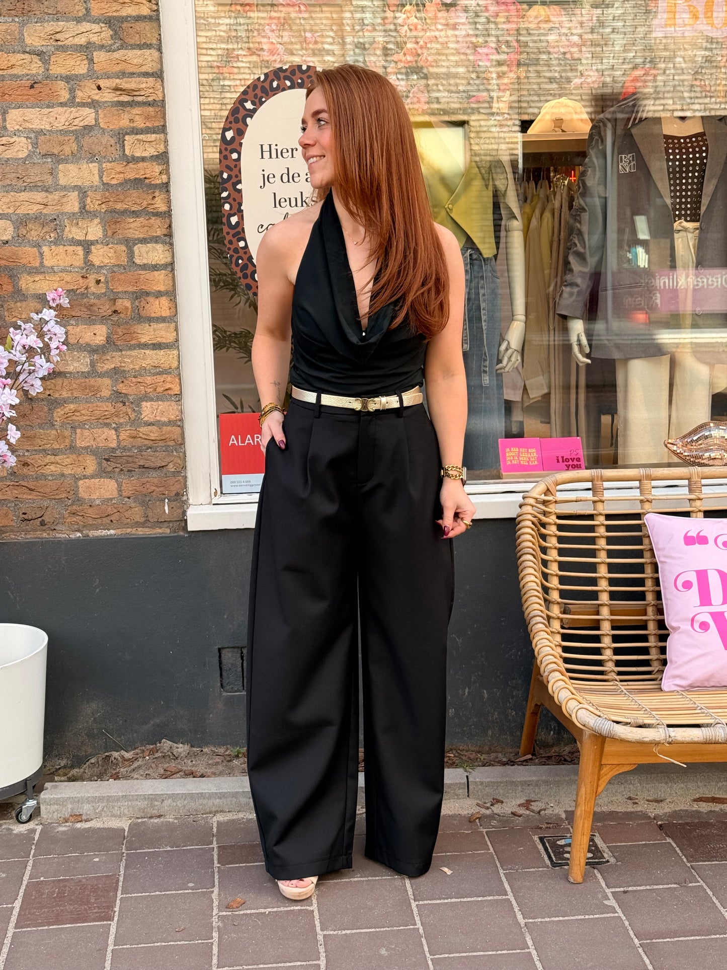 Balloon pantalon zwart