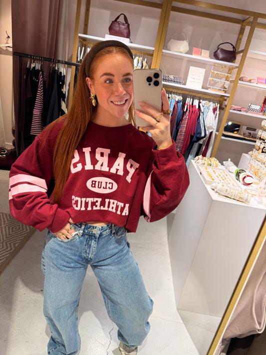 Sweater paris bordeaux