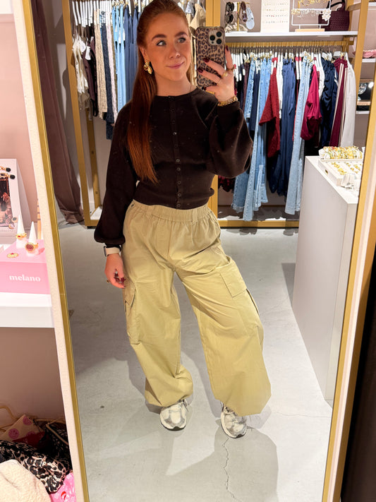 Cargo broek Diede beige