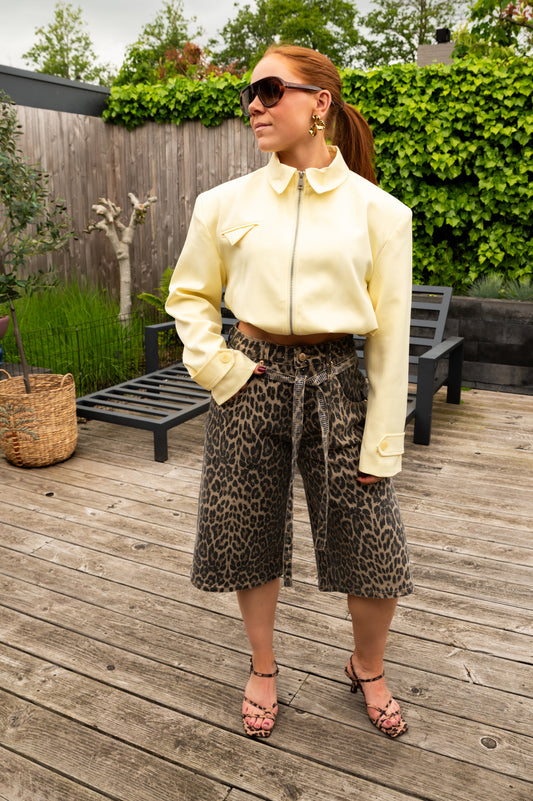 Jort leopard strass