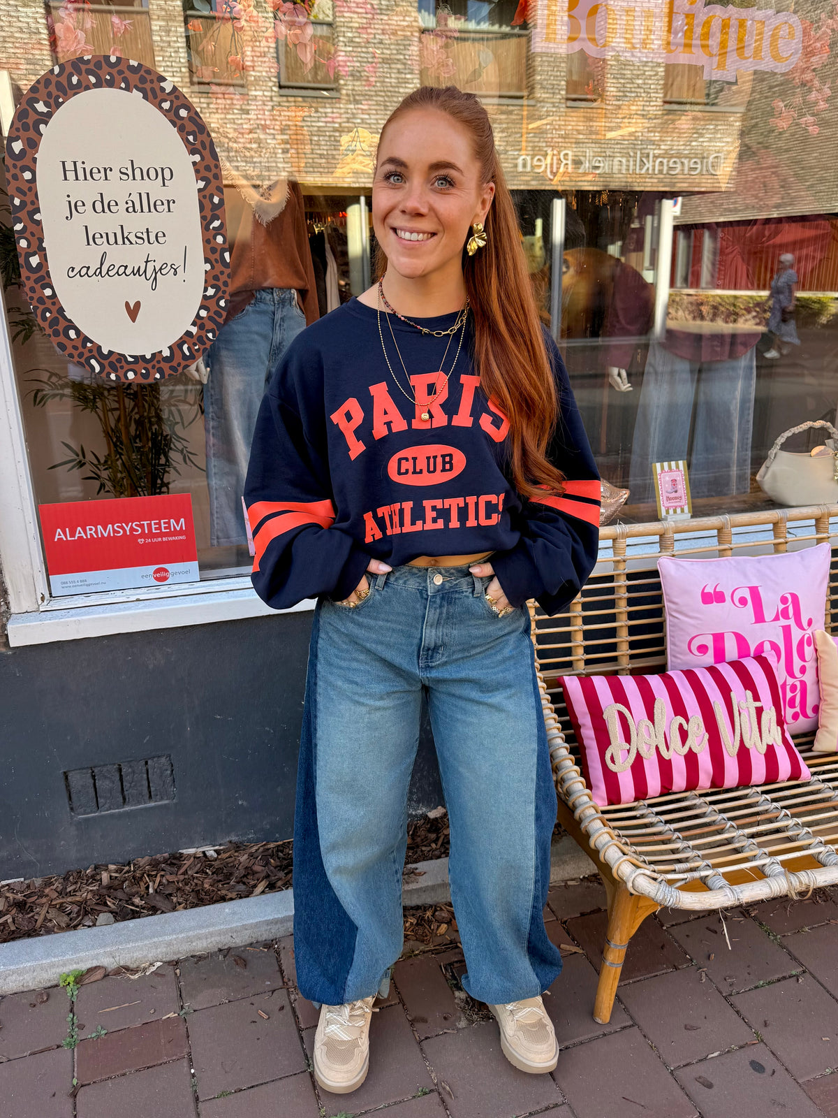 Paris sweater navy