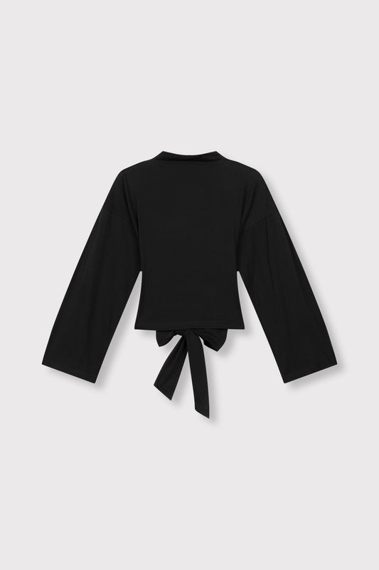 Feather longsleeve zwart - Refined Department