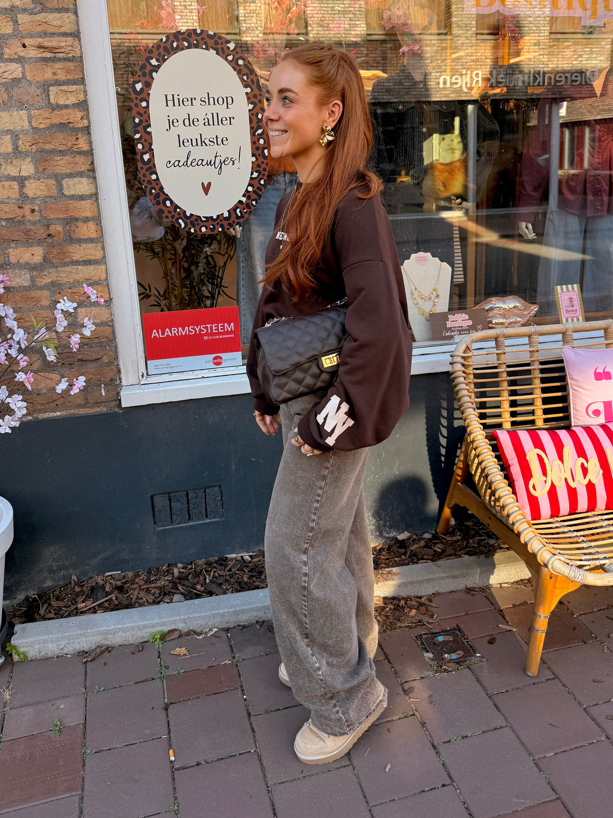Ballon jeans brown