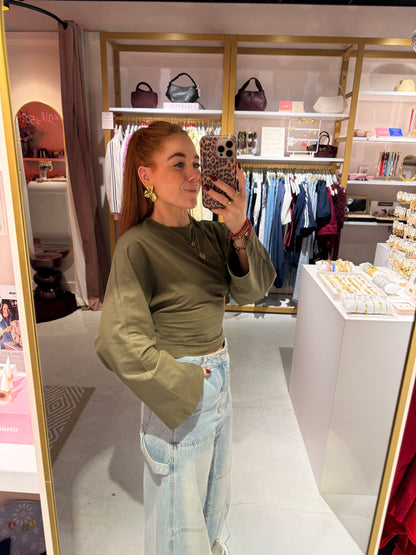 Longsleeve taille army