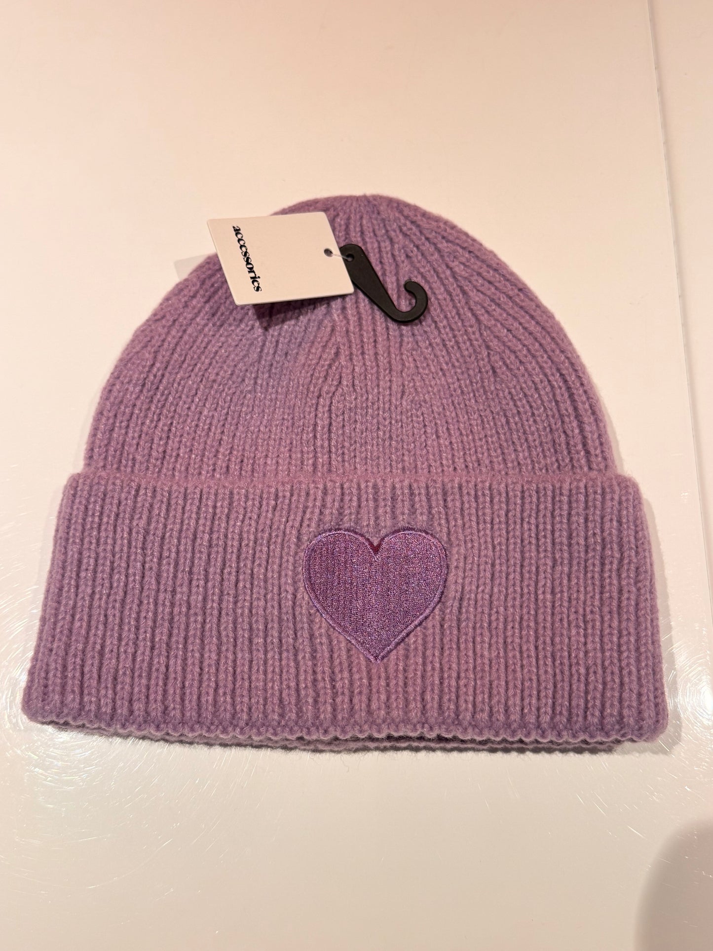Heart beanie