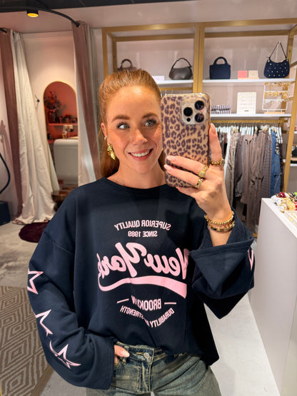 Longsleeve star New York navy