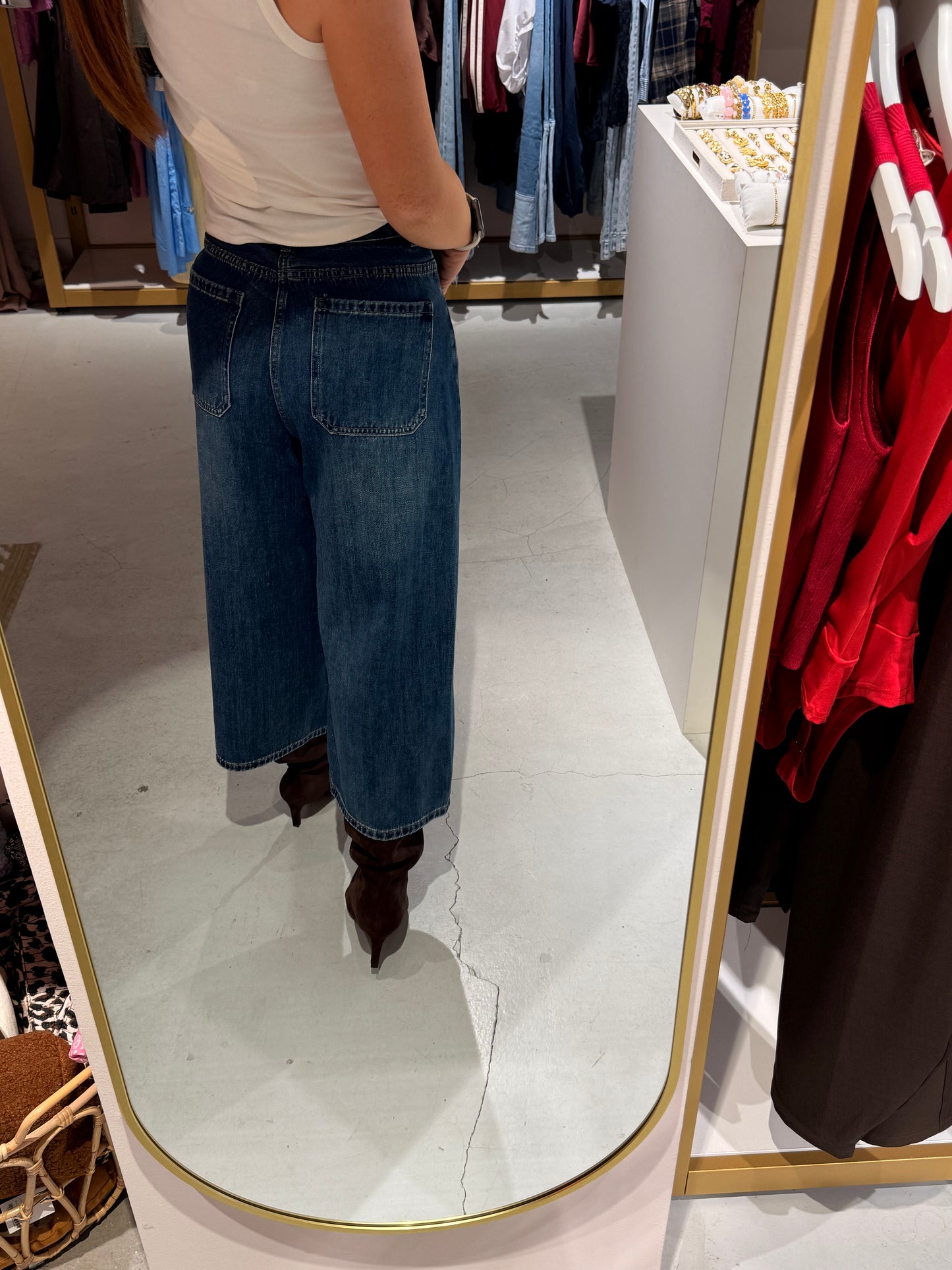 Culotte dark jeans