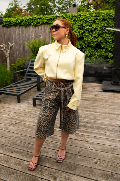 Jort leopard strass