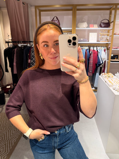 Basic top plum