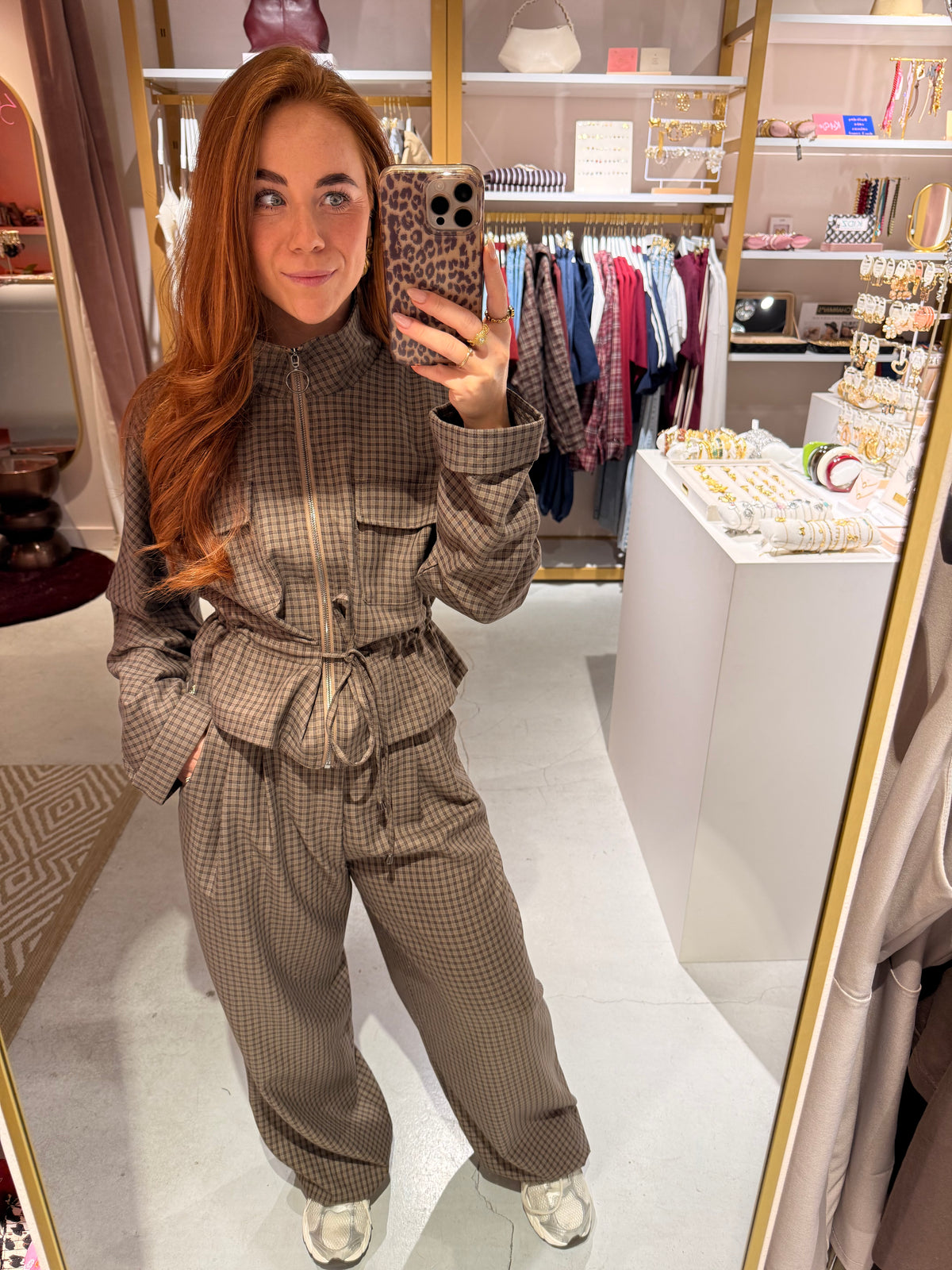 Check jacket Daphne
